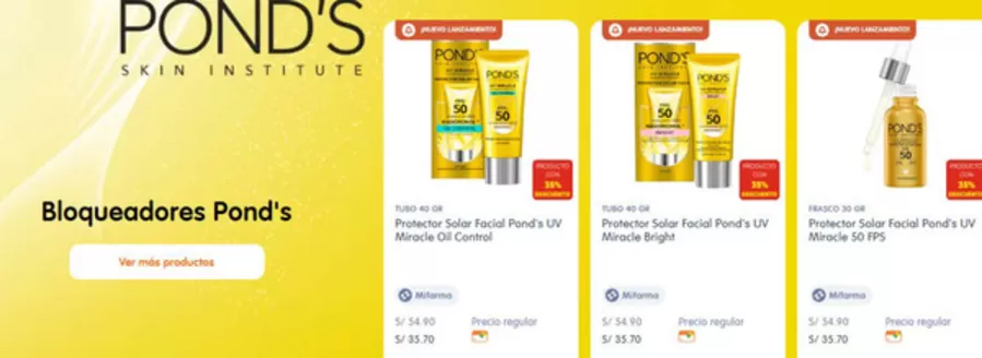 Catálogo Mifarma | Ponds skin institute | 2026-01-23T00:00:00.000Z - 2026-02-22T00:00:00.000Z
