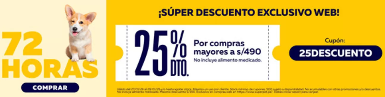 Catálogo Superpet | Excelente oferta para todos los clientes | 2026-01-27T00:00:00.000Z - 2026-01-29T00:00:00.000Z