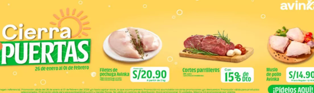 Catálogo Avinka | Cierra Puertas | 2026-01-27T00:00:00.000Z - 2026-02-01T00:00:00.000Z