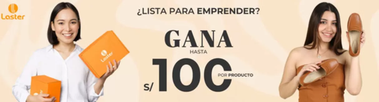 Catálogo Laster | Gana hasta S/100 por producto | 2026-01-27T00:00:00.000Z - 2026-02-28T00:00:00.000Z