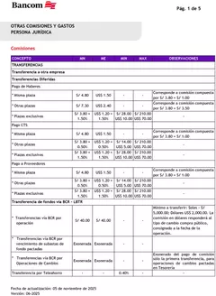 Catálogo Bancom en Chancay | OTRAS COMISIONES Y GASTO | 2026-01-30T00:00:00.000Z - 2026-12-31T00:00:00.000Z