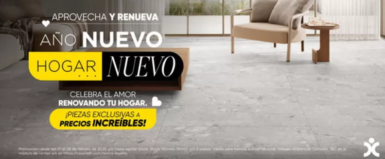 Catálogo Cassinelli en Nuevo Chimbote | Ano Nuevo Hogar Nuevo | 2026-02-02T00:00:00.000Z - 2026-02-28T00:00:00.000Z