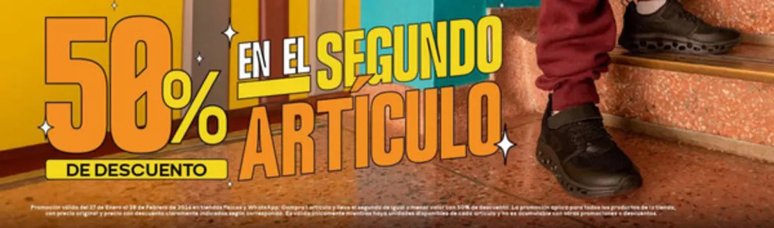 Catálogo Payless | 50% dscto en el segundo articulo | 2026-02-03T00:00:00.000Z - 2026-02-28T00:00:00.000Z