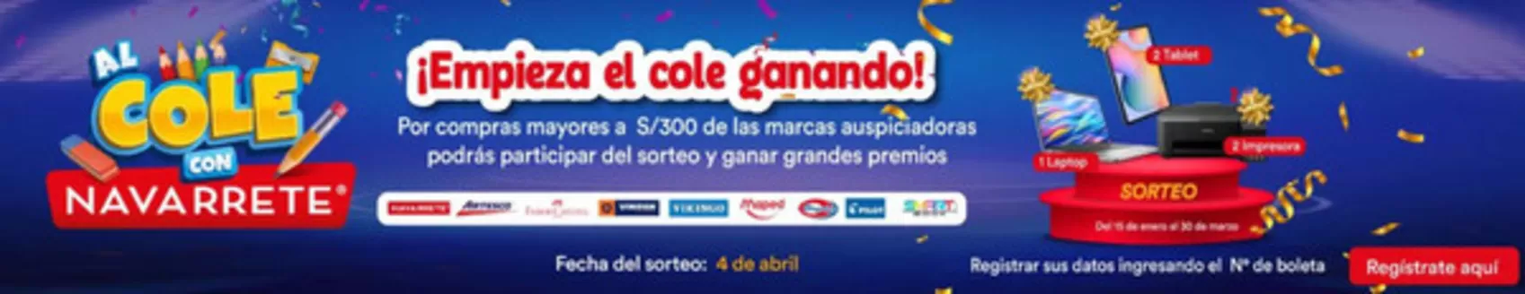 Catálogo Distribuidora Navarrete | Al cole con navarrete | 2026-02-03T00:00:00.000Z - 2026-03-30T00:00:00.000Z