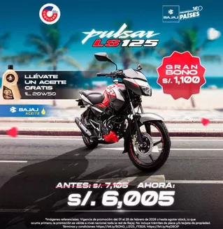 Catálogo Pulsar en Callería | Motosale | 2026-02-04T00:00:00.000Z - 2026-02-28T00:00:00.000Z