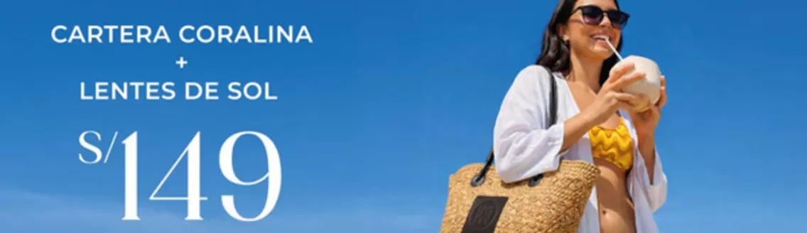 Catálogo Amphora en Piura | Cartera coralina+ lentes de sol | 2026-02-05T00:00:00.000Z - 2026-02-28T00:00:00.000Z