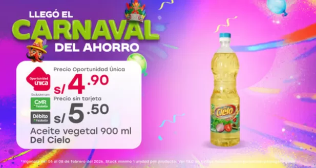 Catálogo Tottus en Cajamarca | Ofertas y gangas exclusivas | 2026-02-05T00:00:00.000Z - 2026-02-08T00:00:00.000Z