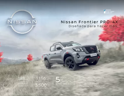 Catálogo Nissan | FT Nueva Frontier PRO 4X | 2026-02-07T00:00:00.000Z - 2026-02-21T00:00:00.000Z