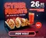 Catálogo TGI Friday's | Cyber Fridays | 2026-10-27T00:00:00.000Z - 2026-11-01T00:00:00.000Z
