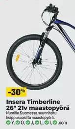 Timberline 26" 21v maastopyörä
