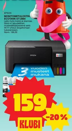MONITOIMITULOSTIN ECOTANK ET-2864