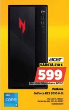 Acer - GeForce RTX 3050 6 Gt