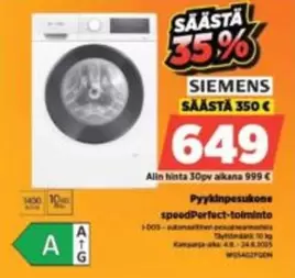 Siemens - Pyykinpesukone