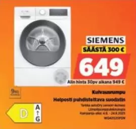 Siemens - Kulvausrumpu