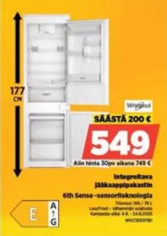 Jääkaappipakastin