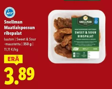 Maatiaispossun ribspalat