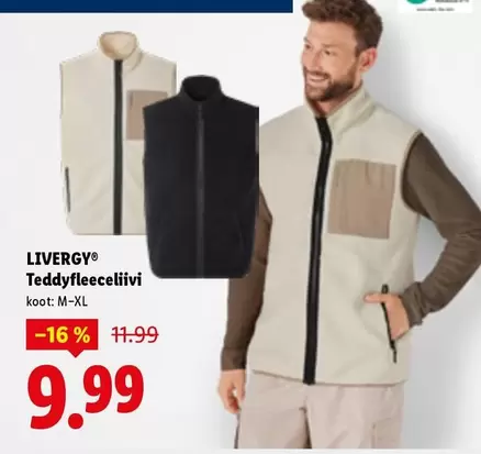 Teddyfleeceeliivi