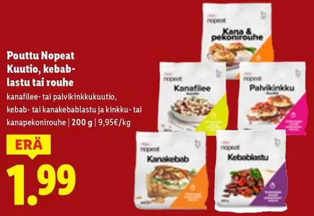 Kuutio, kebab-lastu tai rouhe