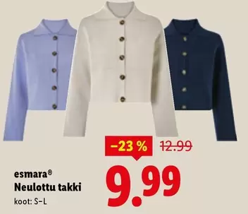 Neulottu takki