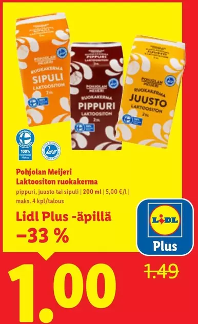 Laktoositon ruokakerma