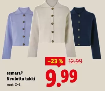 Neulottu takki