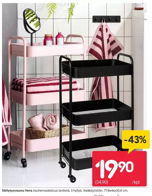 Säilytysvaunu Vera