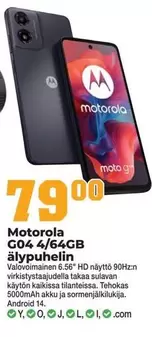 Motorola - G04 4/64GB älypuhelin