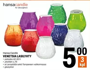 VENETSIA LASILYHTY