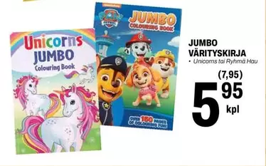 JUMBO VÄRITYSKIRJA