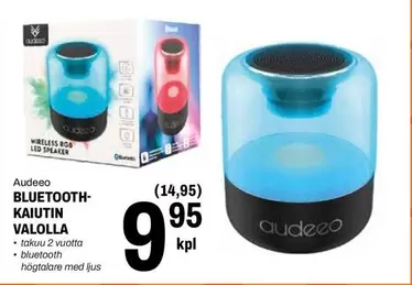 BLUETOOTH-KAIUTIN VALOLLA