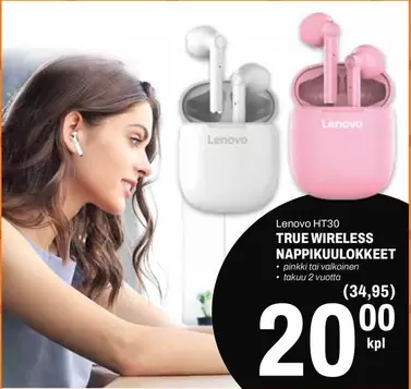 TRUE WIRELESS NAPPIKUULOKKEET
