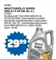 MOOTTORIÖLJY SUPER 3000 X1 F-FE 5W-30