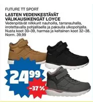 LASTEN VEDENKESTÄVÄT VÄLIKAUSIKENGÄT LOYCE