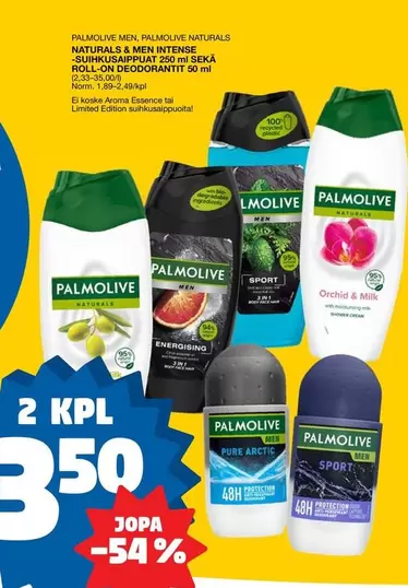NATURALS & MEN INTENSE SUIHKUSAIPPUAT