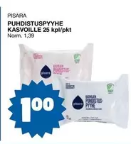 PUHDISTUSPYYHE KASVOILLE