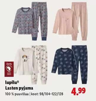 Lasten pyjama