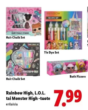 Monster - Rainbow High, L.O.L. tai  High-tuote