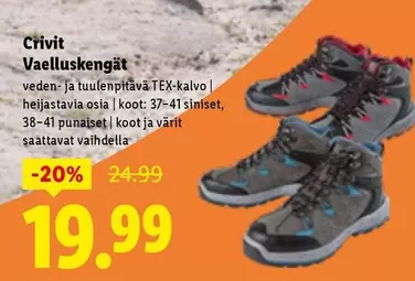 Vaelluskengät