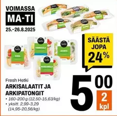 ARKISALAATIT JA ARKIPATONGIT