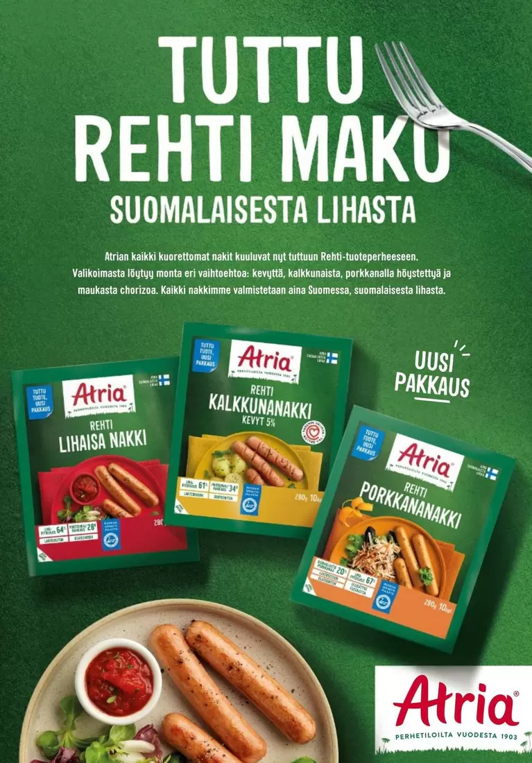 Iris - Lihaisa Nakki, Kalkkunanakki, Porkkananikki
