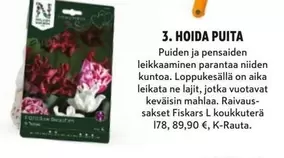Raivaus-sakset L koukkuterä