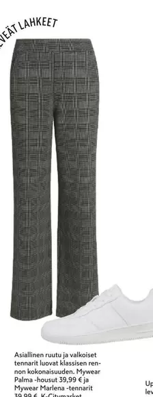 Palma -housut, Mywear Marlena -tennarit