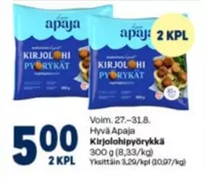 Kirjolohipyörykkä