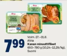 Kanan minuuttifileet