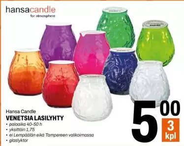 VENETSIA LASILYHTY