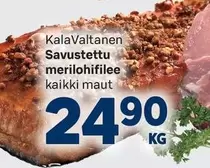 Savustettu merilohifilee