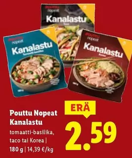 Pouttu Nopeat Kanalastu