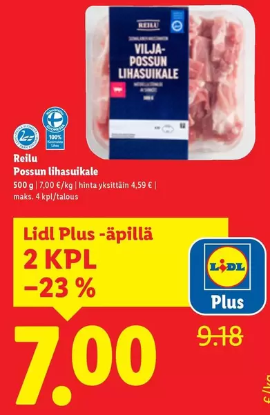 Possun lihasuikale