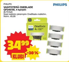 VAIHTOTERÄ ONEBLADE QP240/50