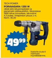 PORAVASARA 1250 W